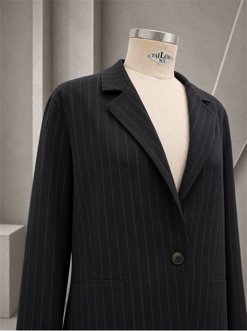 tailleur over gessato SUSY STAR | ST81551NERO